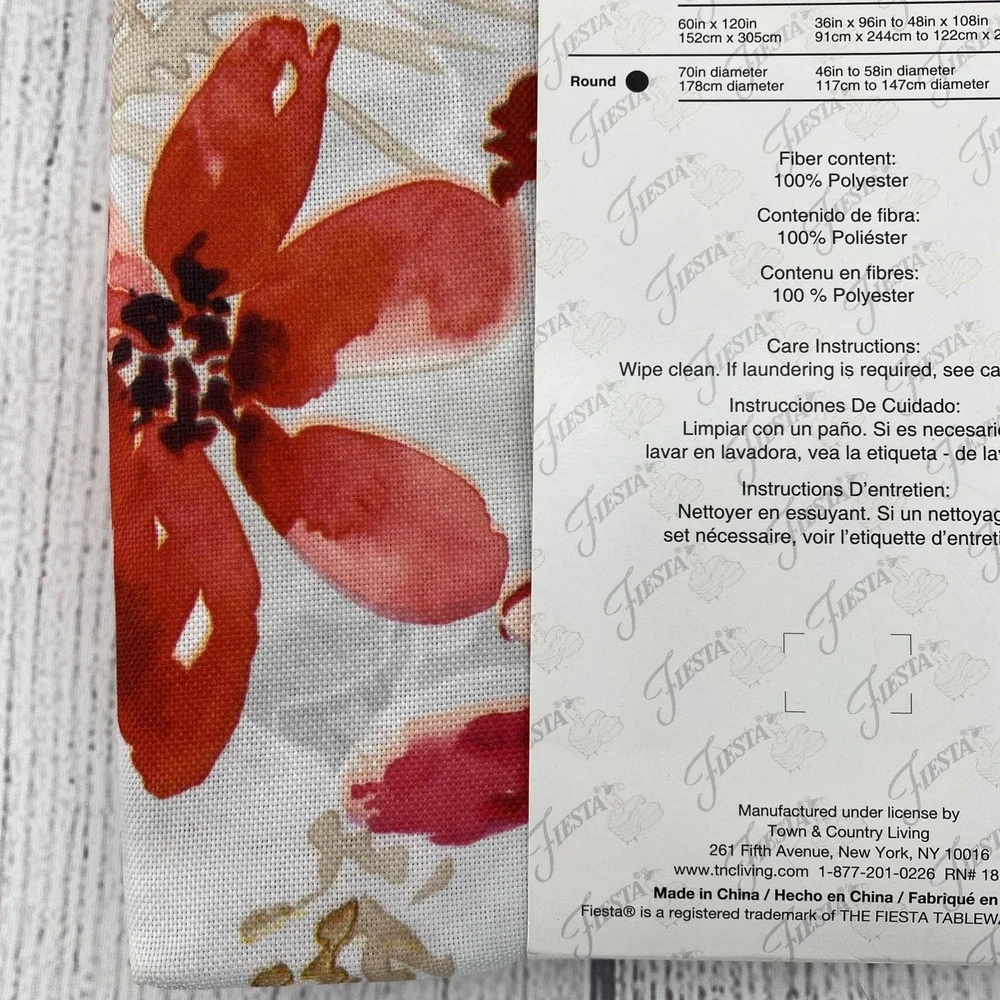 Fiesta Tableware Tablecloth 70